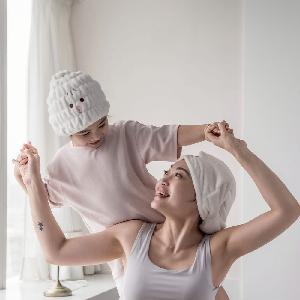 SANSO LIFE 美食系列超細纖維浴帽 小籠包